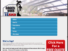 Tablet Screenshot of cagesovertexas.com